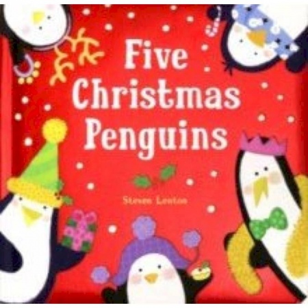 Изучение языков, книга Five Christmas Penguins (board book)