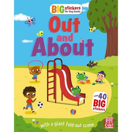 Детям. Школьникам. Студентам, книга Big Stickers for Tiny Hands: Out and About