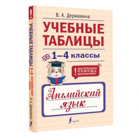 Изучение языков, книга Учебные таблицы. Английский язык. 1-4 классы