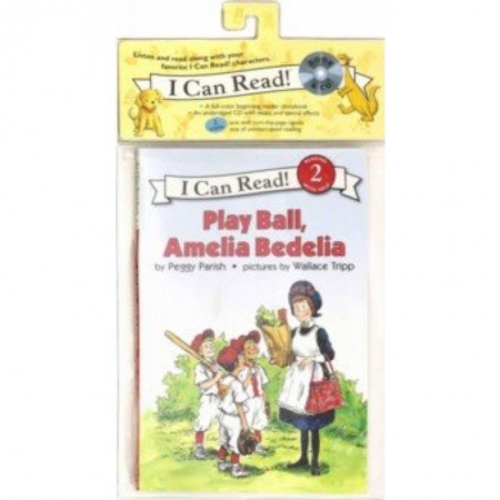 Изучение языков, книга Play Ball, Amelia Bedelia (Level 2) (+CD)