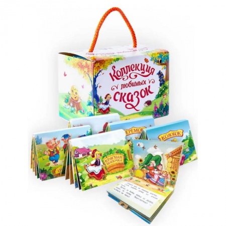 Книги для дошкольников (4-6 лет), книга Набор 'Коллекция любимых сказок' (книжки-панорамки 6 шт)