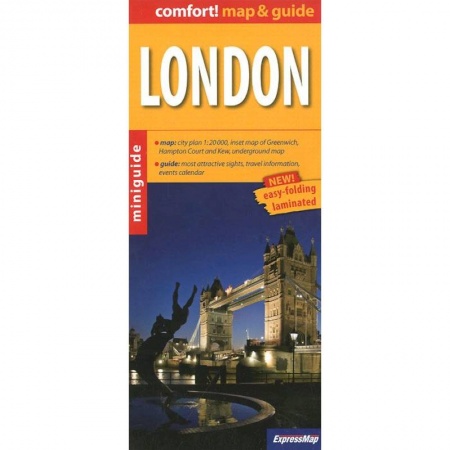 Книги, книга Лондон. Карта и гид. London map & guide 1: 20000