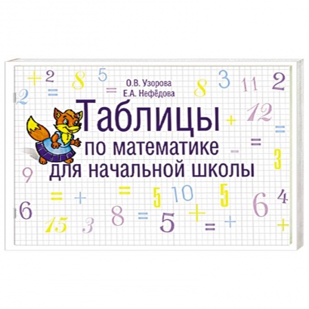 Книги, книга Таблицы по математике для начальной школы