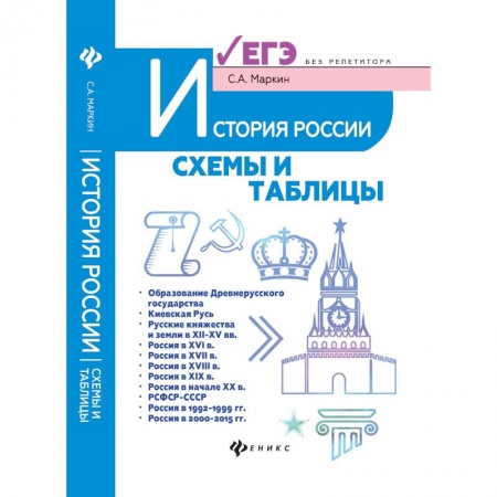 Школьникам и абитуриентам, книга История России. Схемы и таблицы. Подготовка к ЕГЭ
