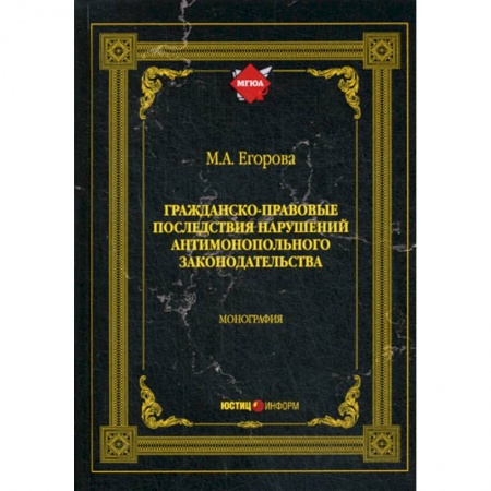 Общественные и гуманитарные науки, книга Гражданско-правовые последствия нарушений антимонопольного законодательства