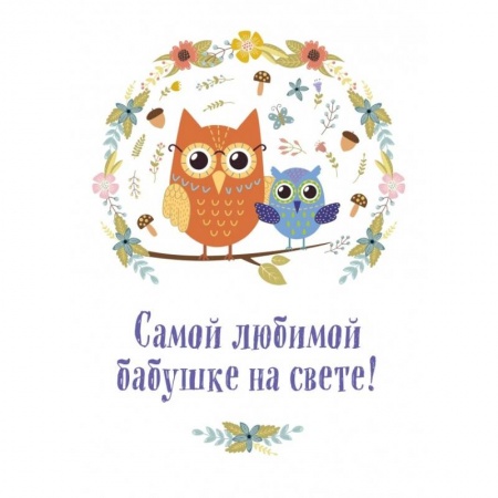 Книги, книга Самой любимой бабушке на свете! (Сова с совенком)