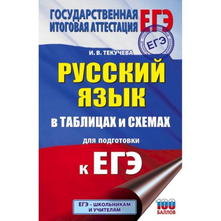 Школьникам и абитуриентам, книга ЕГЭ. Русский язык в таблицах и схемах для подготовки к ЕГЭ. 10-11 классы