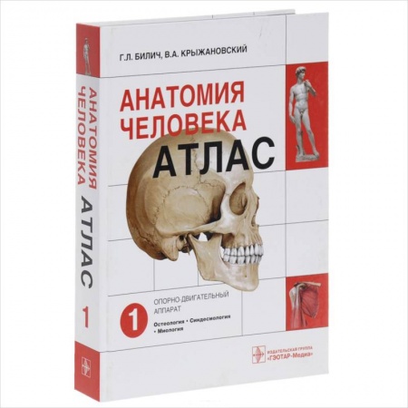 Книги, книга Анатомия человека. Атлас. В 3 томах. Том 1. Опорно-двигательный аппарат