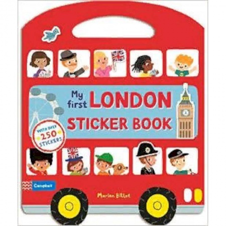 Изучение языков, книга My First London. Sticker Book
