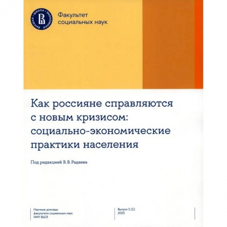 Общественные и гуманитарные науки, книга Как россияне справляются с новым кризисом. Социально-экономические практики населения