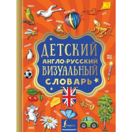 Изучение языков, книга Детский англо-русский визуальный словарь