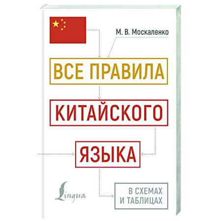 Изучение языков, книга Все правила китайского языка в схемах и таблицах