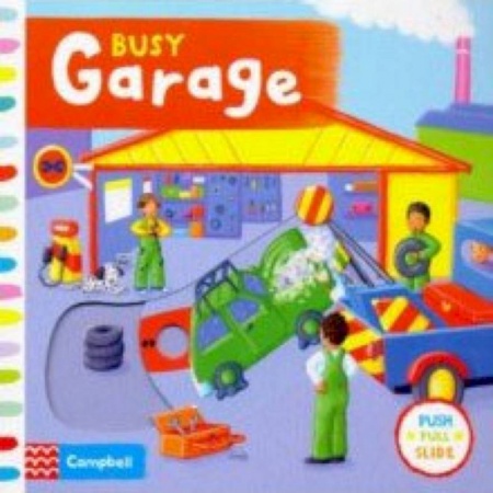 Изучение языков, книга Busy Garage (Board book)
