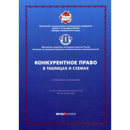 Общественные и гуманитарные науки, книга Конкурентное право в таблицах и схемах