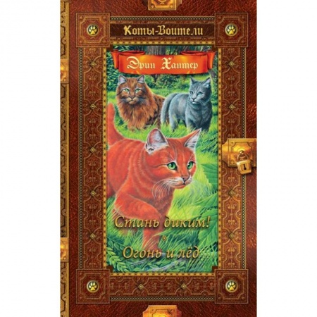 Проза для детей, книга Коты-воители. Стань диким! Огонь и лед