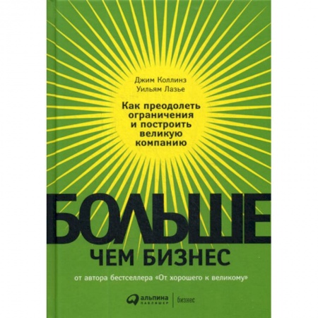Предпринимательство. Отраслевой бизнес, книга Больше, чем бизнес