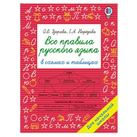 Школьникам и абитуриентам, книга Все правила русского языка в схемах и таблицах. Для начальной школы