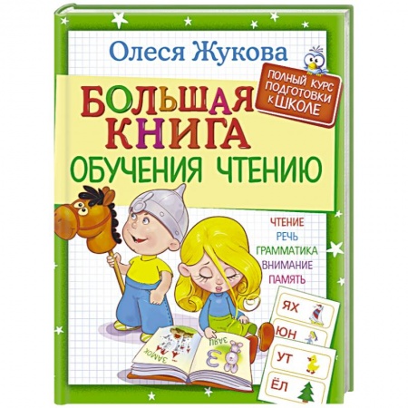 Книги для дошкольников (4-6 лет), книга Большая книга обучения чтению