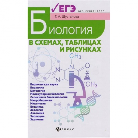 Школьникам и абитуриентам, книга Биология в схемах,таблицах и рисунках