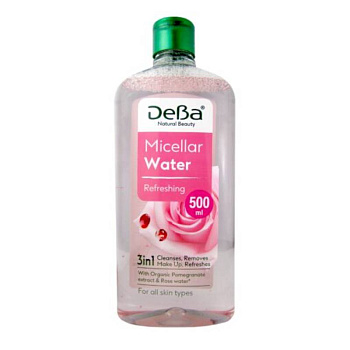 DeBa Natural Beauty Мицеллярная вода Refreshing, 500 мл