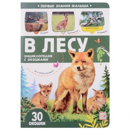 Познавательная литература, книга Первые знания малыша. В лесу