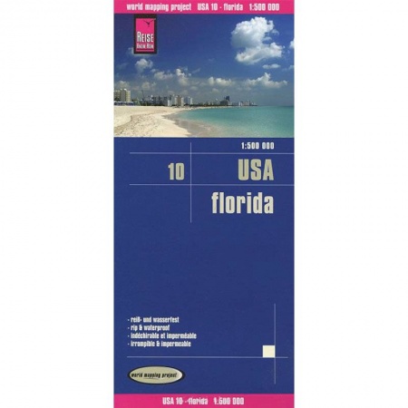 Книги, книга США, Флорида. карта (1:500.000)