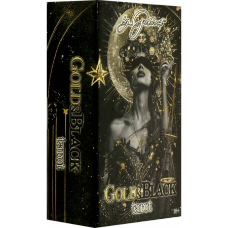 Гадания, толкования снов, книга Таро Gold & Black, 78 карт