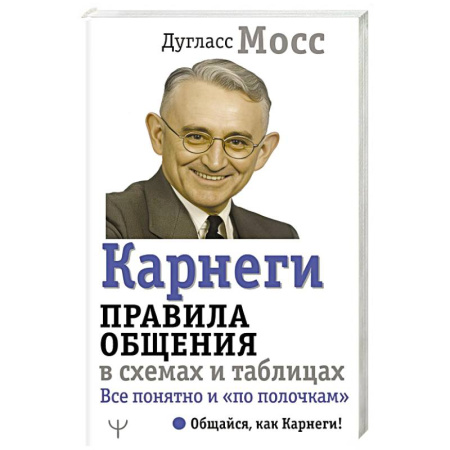 Общественные и гуманитарные науки, книга Карнеги. Правила общения в схемах и таблицах. Все понятно и «по полочкам»