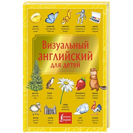 Дошкольникам, книга Визуальный английский для детей