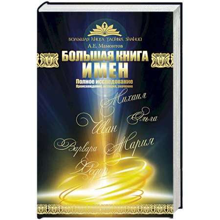 Книги для родителей, книга Большая книга имен. Полное исследование. Происхождение, история, значение