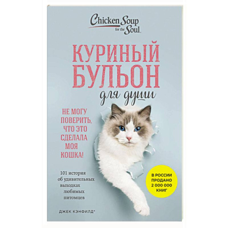 Классика, современная литература, книга Куриный бульон для души. Не могу поверить, что это сделала моя кошка! 101 история об удивительных выходках любимых питомцев