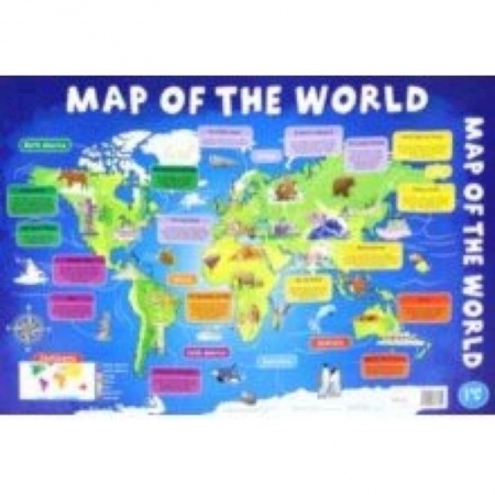 Изучение языков, книга My First Map of the World