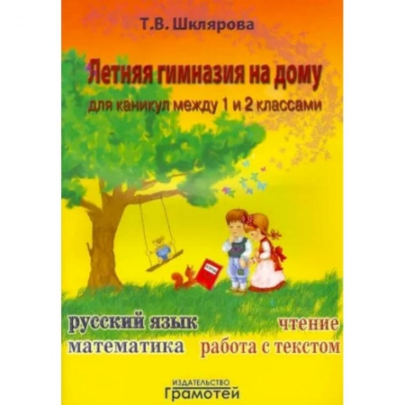 Школьникам и абитуриентам, книга Летняя гимназия на дому между 1-2кл