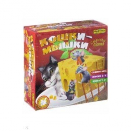 Досуг, творчество и кулинария, книга Игра семейная 'Кошки-мышки. Сырная погоня' (Ф51238)