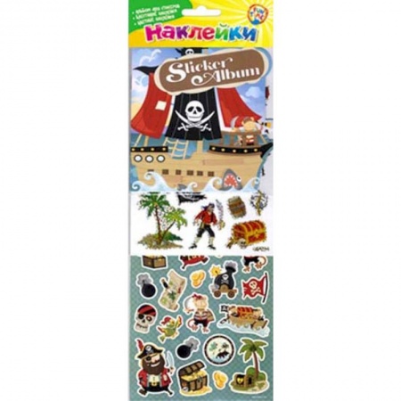 Книги, книга Р.Fun-Time. Наклейки. Пираты