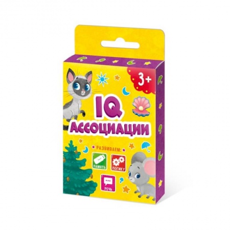 Досуг, творчество и кулинария, книга Развивающие карточки IQ АССОЦИАЦИИ,51514