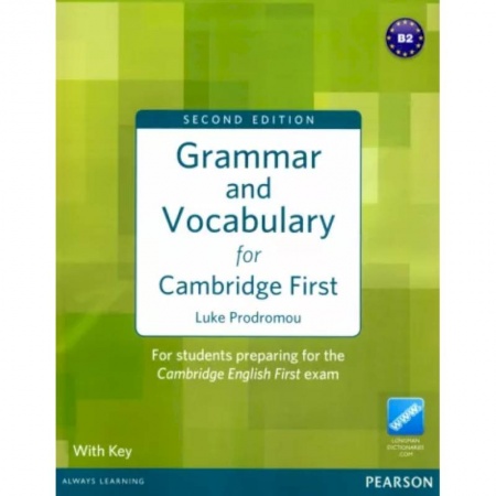Изучение языков, книга Grammar and Vocabulary for Cambridge First with Key. B2