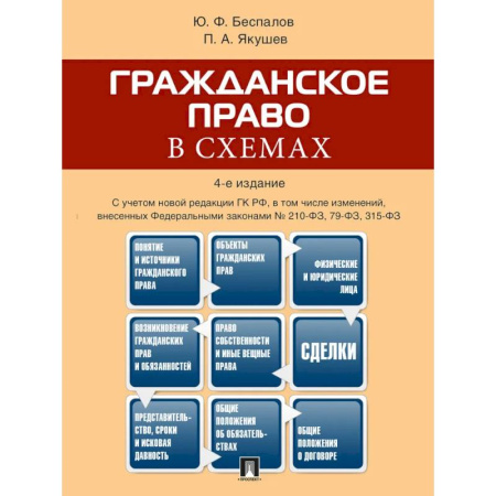 Общественные и гуманитарные науки, книга Гражданское право в схемах: учебное пособие. 4-е издание