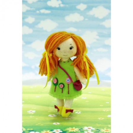 Дошкольникам, книга Набор для создания куклы из фетра Серия «Подружки» «Малышка Клара» 15 см