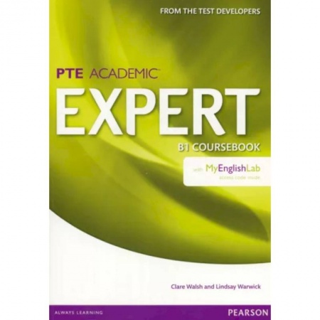 Грамматика английского языка, книга Expert. PTE Academic. B1. Coursebook + MyEnglishLab