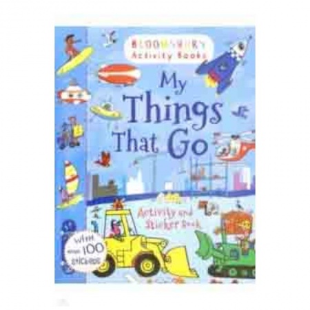 Изучение языков, книга My Things That Go. Activity and Sticker Book