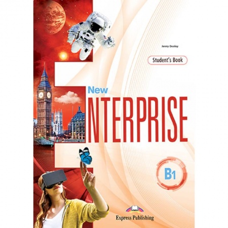 Изучение языков, книга New Enterprise B1. Student's book with dig. Учебное пособие