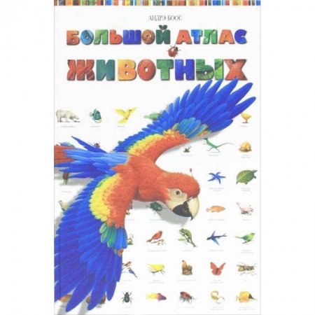 Познавательная литература, книга Большой атлас животных