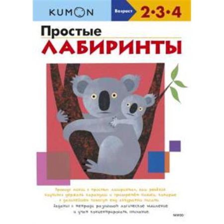 Досуг, творчество и кулинария, книга Простые лабиринты (переупаковка для ДМ)