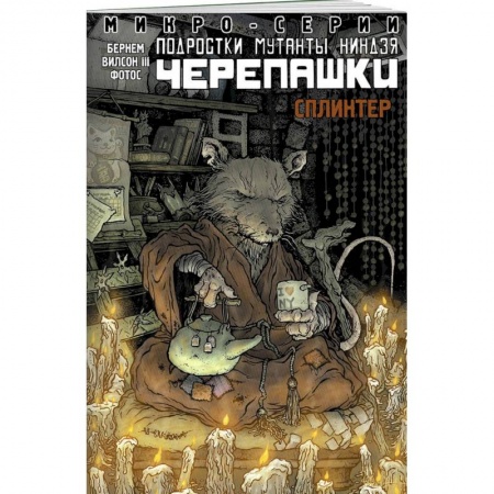 Проза для детей, книга Подростки Мутанты Ниндзя Черепашки, микро-серии, Сплинтер