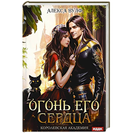 Любовный роман, книга Огонь его сердца. Королевская Академия