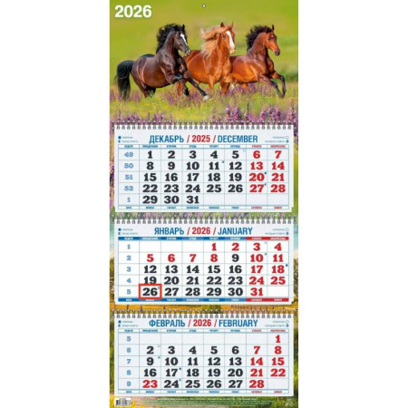 Календарь 2026г. Год Лошади. Вид 5