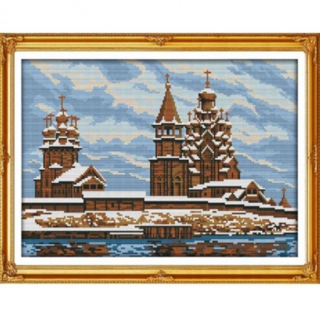 Христианство, книга Набор для вышивания крестом № S8399 55x36 см