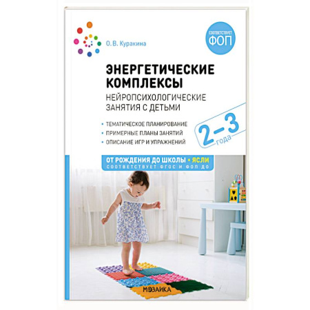 Книги для родителей, книга Энергетические комплексы. Нейропсихологические занятия с детьми
