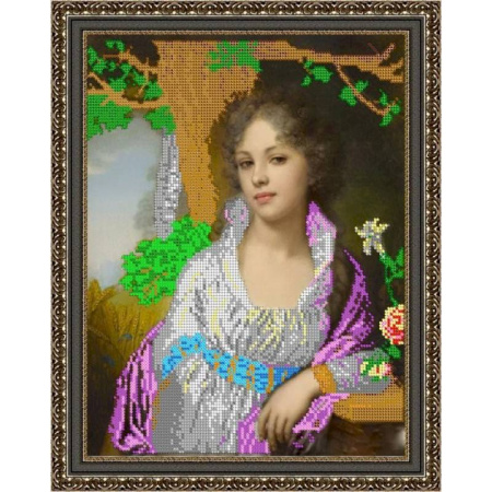 «Светлица» набор для вышивания бисером №237 «Глубина века» бисер Чехия 24x30 см
